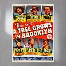 Image of A Tree Grows in Brooklyn (1945) A3 Movie Poster Premium Gloss 230gsm Paper 001