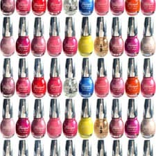 Image of Laval Cosmetics Nail Polish - Crystal Finish Shiny Bright Colours Top Coat Clear