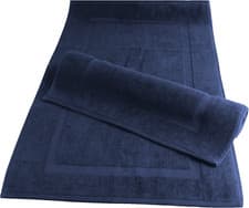 Image of 2x Non Slip Bath Mat 1000GSM 100% Egyptian Cotton Bath Rugs Super Soft Floor Mat