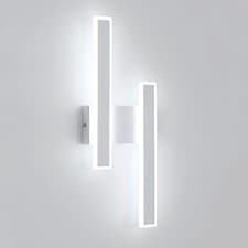 Image of Comely Modern LED Wall Lamp, 32W LED Wall Lights Indoor, White Acrylic Wall S...