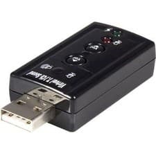 Image of Startech Usb Audio Adapter Virtual 7.1 External Sound Card Stereo Audio Turn A U