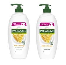 Image of Palmolive Naturals Milk & Honey Shower Cream 750ml Moisturising 2 Pack