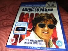 Image of AMERICAN MADE. TOM CRUISE. BLU RAY. NEW SEALED.