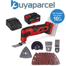 Image of Einhell 18v Cordless Multi Tool TC-MG 18 Li-Solo Power X-Change + 4ah Battery