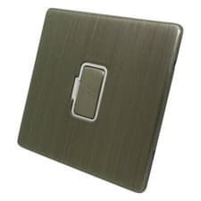 Image of Screwless - Brushed Satin Nickel Plug Sockets Light Switches -Whole Range CHEAP!