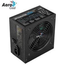 Image of Aerocool Integrator 600W 80 Plus Bronze Power Supply Unit with UK 3 Pin Power