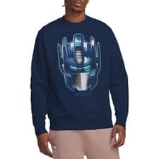 Image of Transformers Generations Optimus Large Face Unisex Sweatshirt S-2XL, Navy