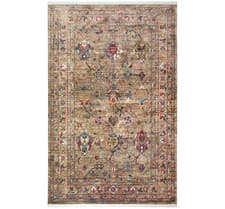 Image of Antique Beige Vintage Traditional Rug Machine Washable Non slip Large Living