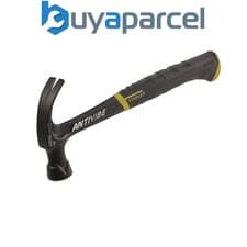 Image of STANLEY FMHT1-51275 FatMax AntiVibe All Steel Curved Claw Hammer 450g 16oz