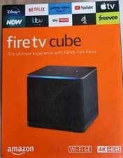 Image of AMAZON FIRE TV CUBE (3RD GEN) WI-FI 6E - 4K ULTRA HD STREAMING MEDIA *BRAND NEW*