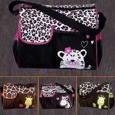 Image of Post Waterproof Baby Nappy Mummy Changing Handbag Shoulder Bag with Mat Travel