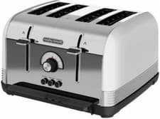 Image of Morphy Richards Venture Retro 4 Slice Toaster - silver