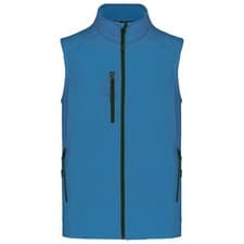 Image of Mens Kariban Soft Shell Fleece Lined Windproof Breathable Outdoor Gilet Jacket