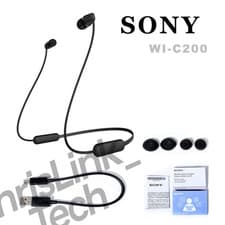 Image of SONY WI-C200 Wireless In-ear Stereo Headset Magnetic Headset