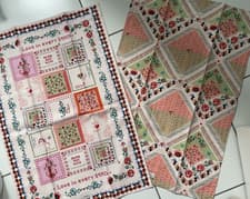 Image of Cath Kidston Set Of 2 Tea Towels Patchwork Ditsy Design New With Tags