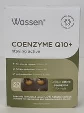 Image of Wassen Coenzyme Q10 Staying Active Vitamin E 30 Tablets