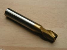 Image of 2 flute End Mill TiN coated - Metric Sizes 2mm - 40mm