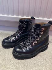Image of Grenson Nanette Black Shearling leather boots size 3