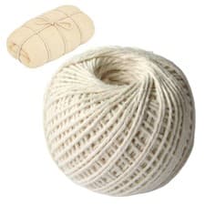 Image of 1 Roll Cotton Twine White Natural Strings White Cotton Twine String 278.87ft