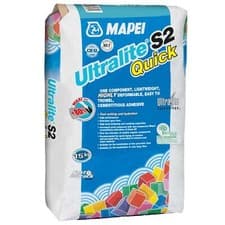 Image of Mapei Ultralite S2 Quick Tile Adhesive 15kg