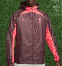 Image of Nike Liverpool AWF Jacket Mens - LFC Water Repellent Hooded Jacket - All Sizes