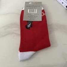Image of Liverpool Football Socks Size 2-7 White Cotton Brand New Ideal Stocking Filler!