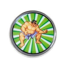 Image of Genuine Capcom Street Fighter E Honda Badge Pin Badge Gift Video Game Gaming