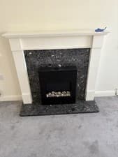 Image of Modern Electric Fireplace Suite