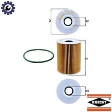 Image of OIL FILTER OX 254D5 FOR PORSCHE MACAN/SUV CAYENNE 911/Speedster/Targa 2.0L 4cyl