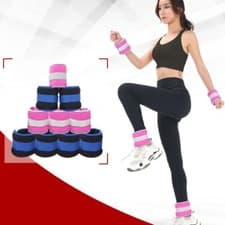 Image of 0.25/0.5KG Ankle Wrist Weights Removable Leg Training Exercise Gym Adjustable UK