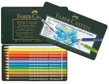 Image of Faber-Castell Art & Graphic Albrecht Durer Watercolour Pencils (Tin of 12)