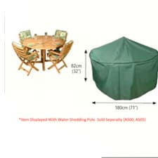 Image of Bosmere Circular Patio Set Cover 4 Seat