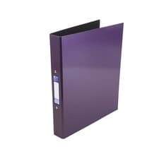 Image of Oxford 25mm 2 O-Ring Binder Laminated A4 Plus Purple 400017758 - 400107387