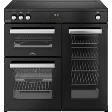 Image of Belling 444411795 Cookcentre 90Ei 90cm Electric Range Cooker 5 Burners A/A