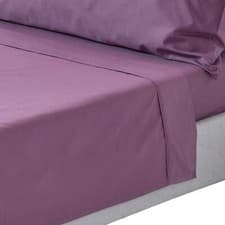 Image of 100% Egyptian Cotton Flat Sheets 200 TC 400 Thread Count Equivalent
