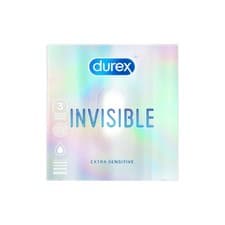 Image of 12 - 24 - 48 - Durex Invisibles Condoms - Heightened Sensitivity - Extra Thin