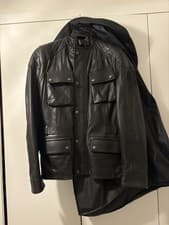 Image of Belstaff Turner Hand Waxed Leather Jacket