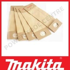 Image of Makita 193293-7 Sander Paper Dust Bags x5 For 9046 BO3700 BO4900/V BO5021 BO6030