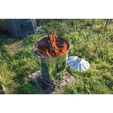 Image of Draper metal Galvanised Garden Waste Incinerator 85L 53253 BARGAIN ONLY £20.00