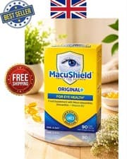 Image of MacuShield Original+ Eye Health Supplement - 90 Capsules | UK Stock
