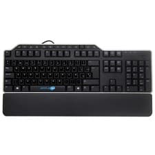 Image of Dell KB522 Multimedia USB Standard Keyboard QWERTY Spanish Black With Stickers