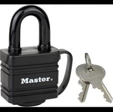 Image of Master Lock Weather Tough Padlock 40Mm Black Finish - 7804EURD