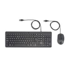 Image of Wired Keyboard and Mouse USB Combo HP 150 Black