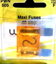 Image of WOT-NOTS PWN505 -  40amp MAXI BLADE FUSE