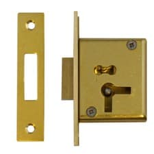 Image of Asec No.15 4 Lever Mortice Cupboard Lock 64mm LH (AS6506)