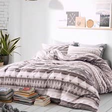 Image of Modern Geo Aztec Duvet Cover Striped Ethnic Boho Southwestern Native Navajo T...