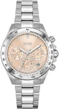 Image of HUGO BOSS WOMENS NOVIA WATCH HB1502615 PEACH DIAL - WARRANTY - RRP 329.00