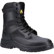 Image of Amblers Safety FS009C Black Mens Leather/Textile Safety Boots