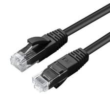 Image of MicroConnect UTP525S U/UTP CAT5e 25M Black PVC