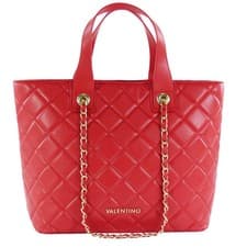 Image of Valentino Ocarina Shopper Handbag Shoulder Bag Red